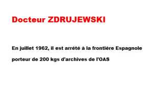  Docteur  ZDRUJEWSKI
